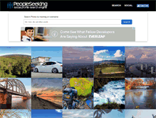 Tablet Screenshot of peopleseeking.com